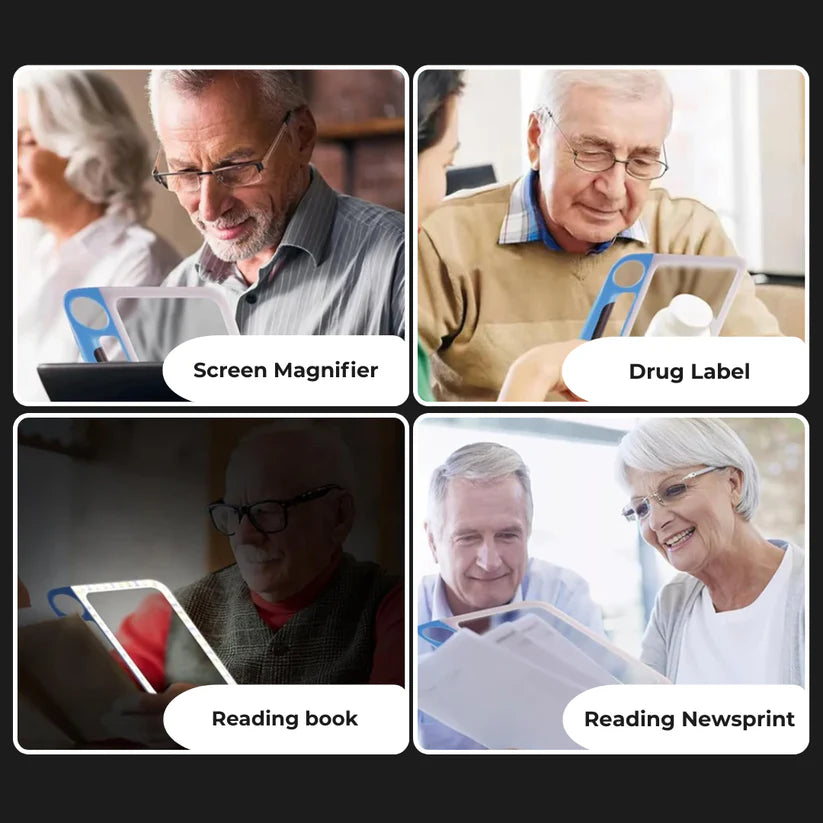 LumoLit™ Magnifying Reading Light